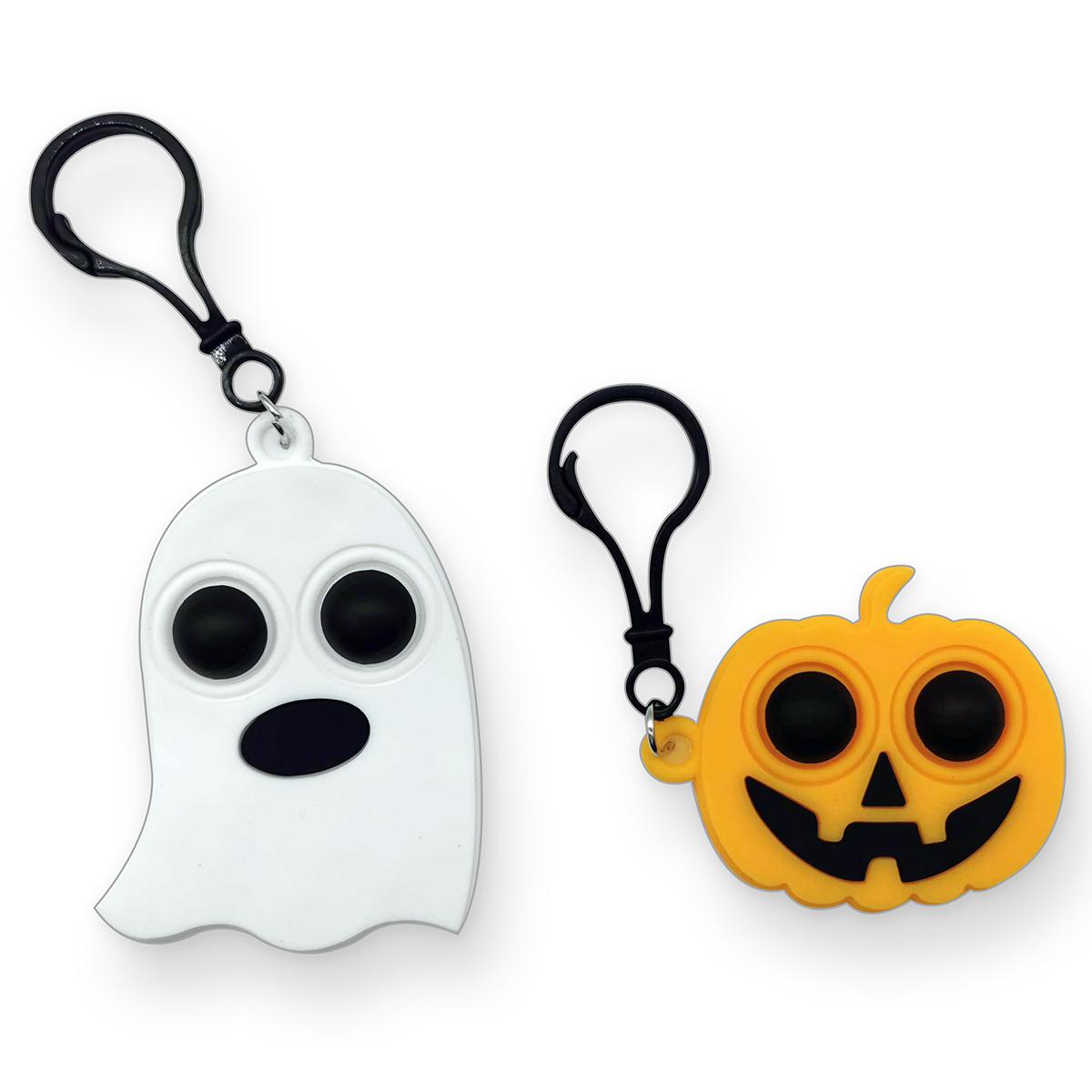  Halloween Fidget Pop Keychains 10-Pack 