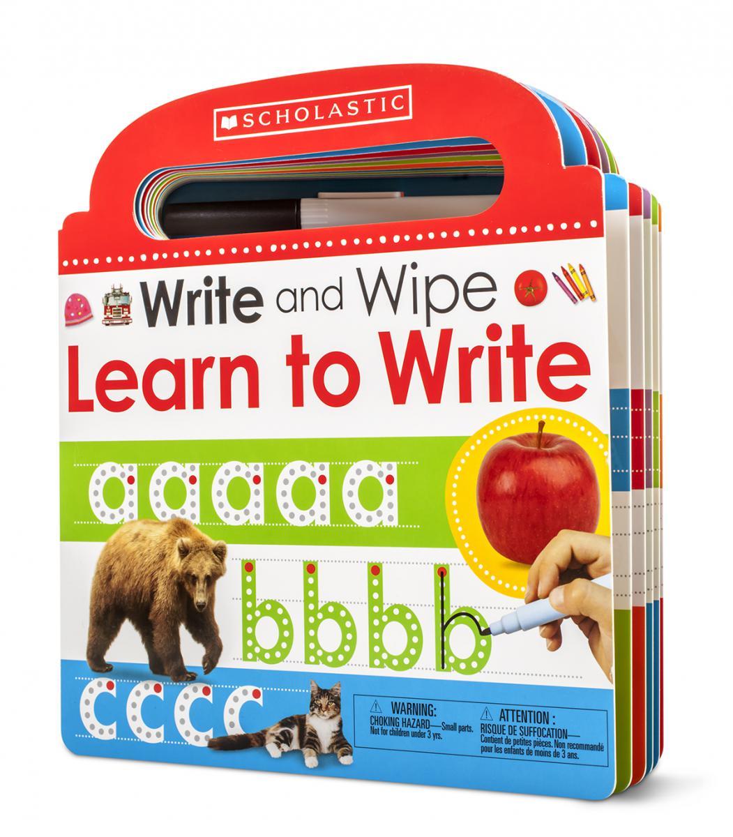  Scholastic Early Learners: Write and Wipe Learn to Write 