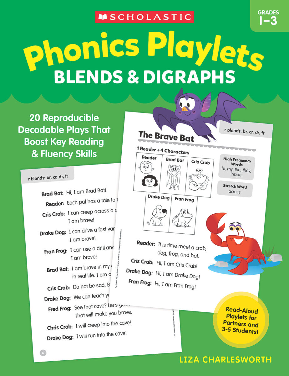  Phonics Playlets: Blends &amp; Digraphs 