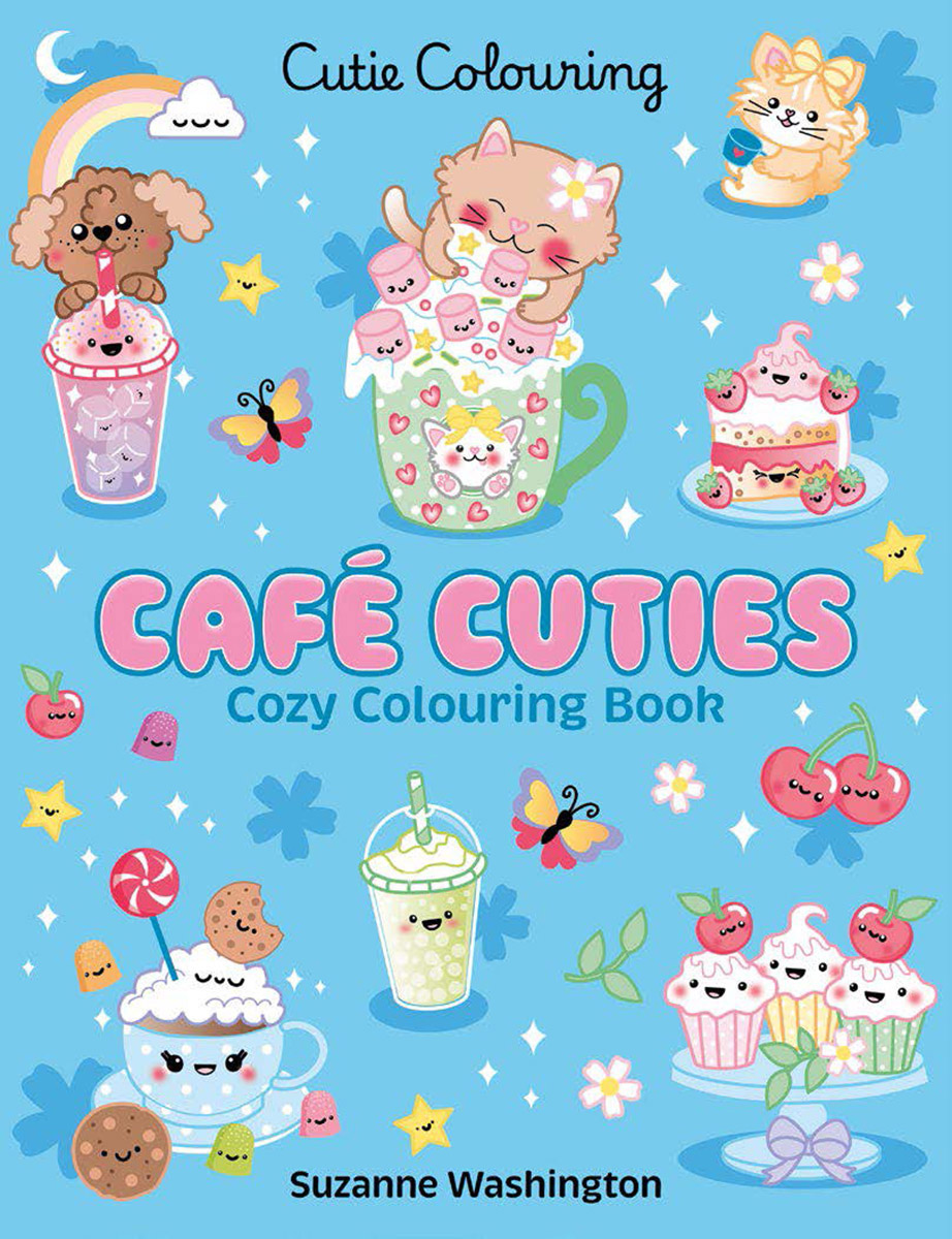  Cafe Cuties: Cozy Colouring Book 