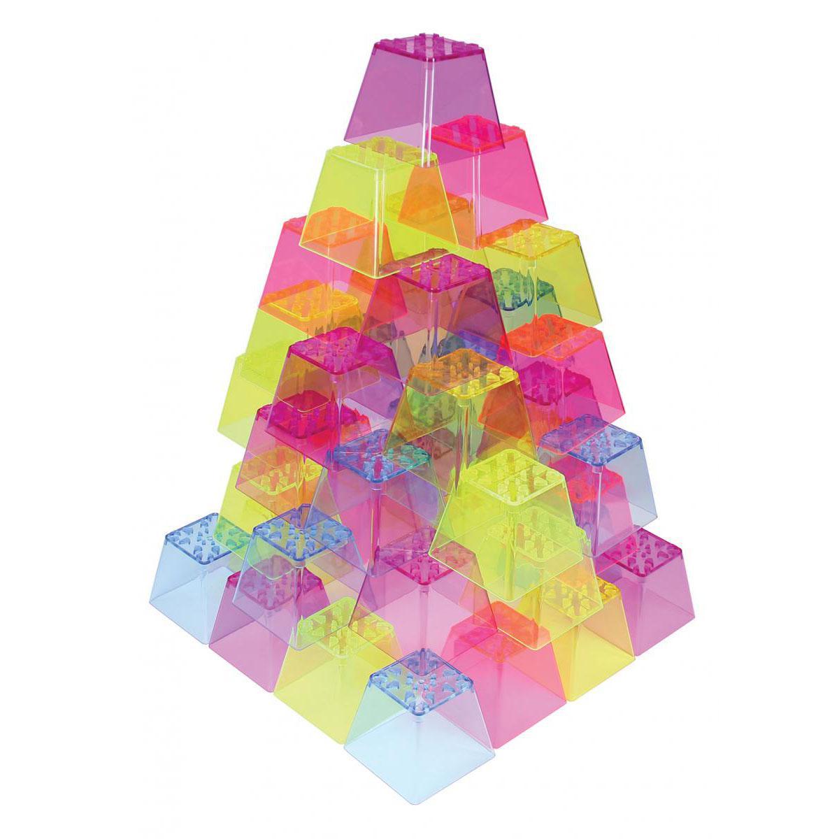  Crystal Colour Stacking Blocks 