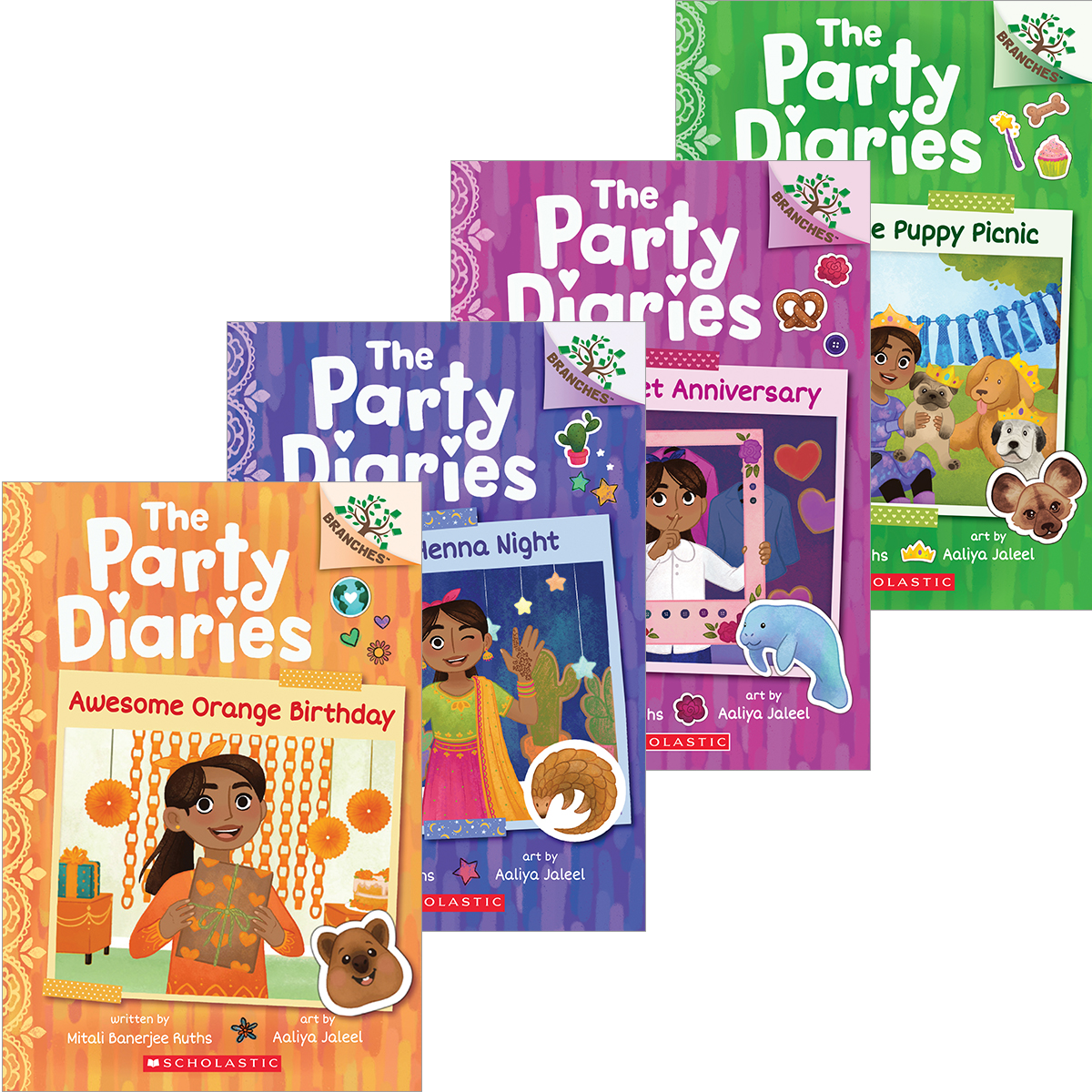  Party Diaries #1-#4 Pack 