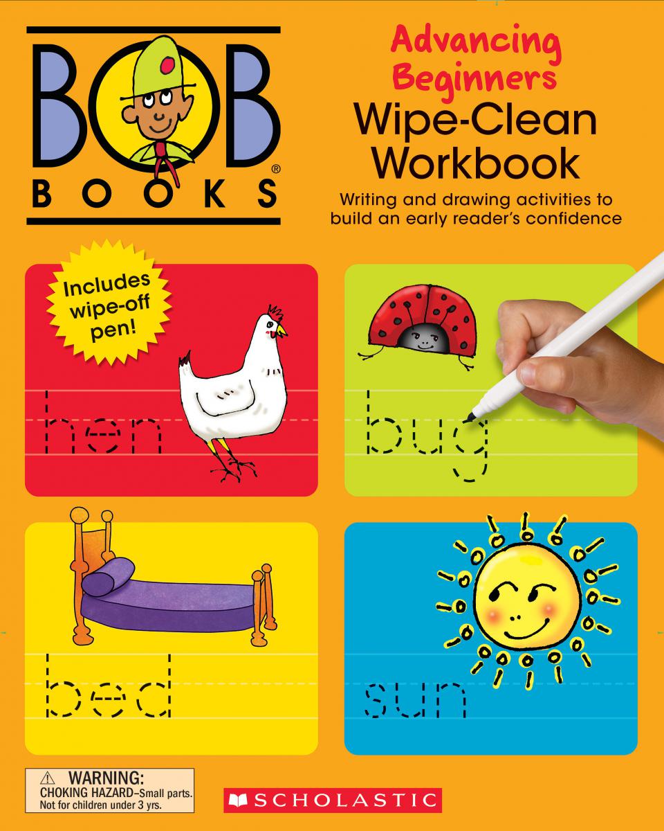  Bob Books Wipe-Clean Workbook: Advancing Beginners 