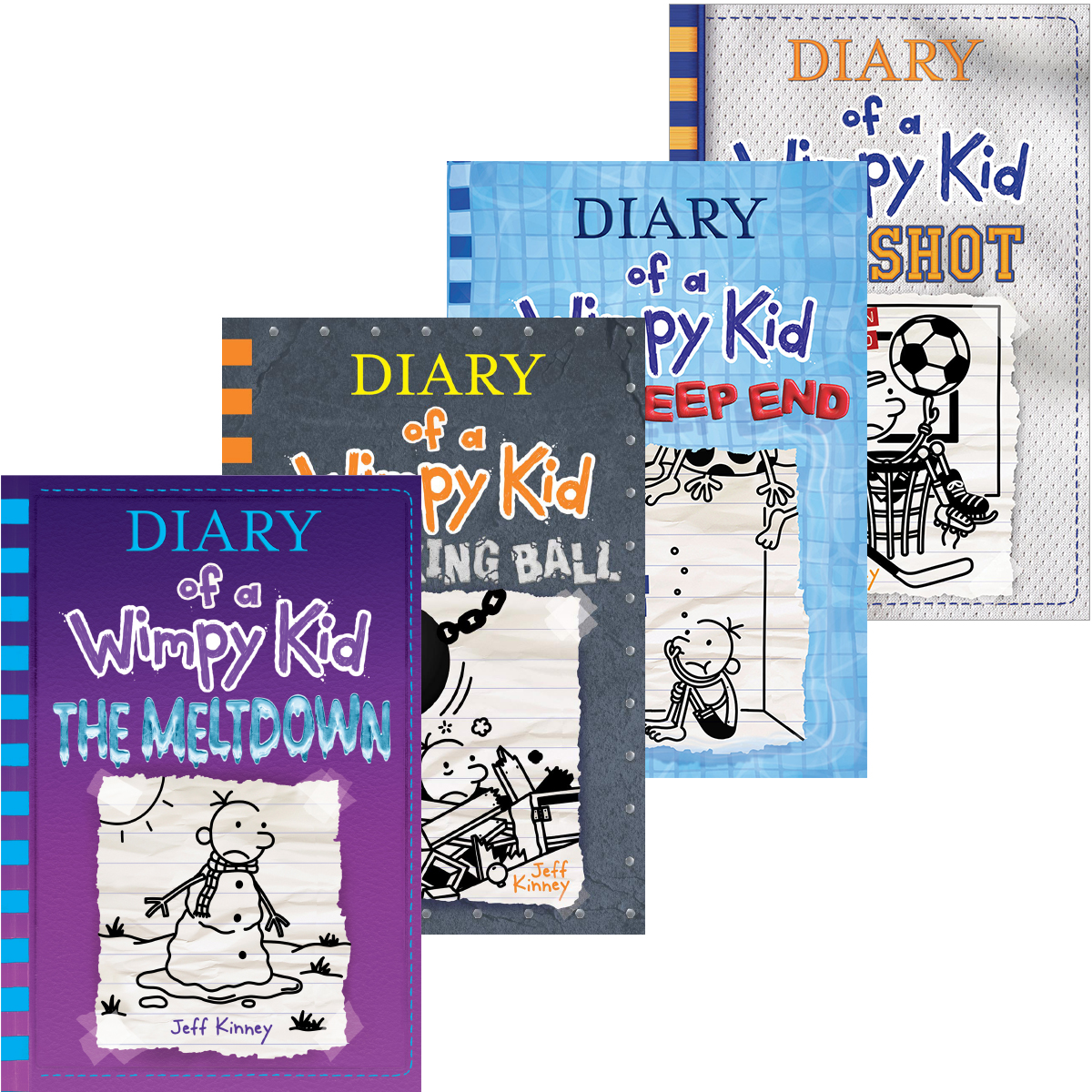  Diary of a Wimpy Kid #13-#18 Pack 