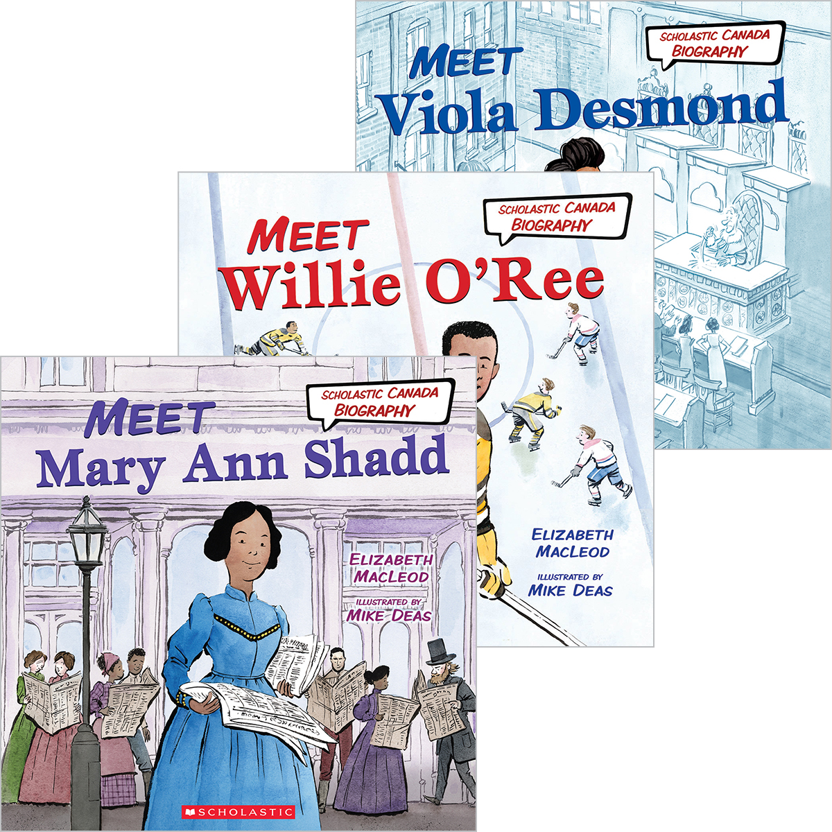 Scholastic Canada Biography: Black History 3-Pack