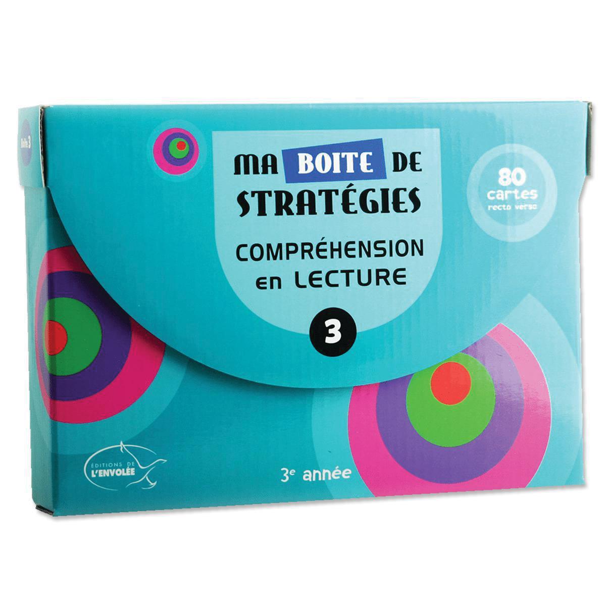  Ma boîte de stratégies : Compréhension en lecture 3 