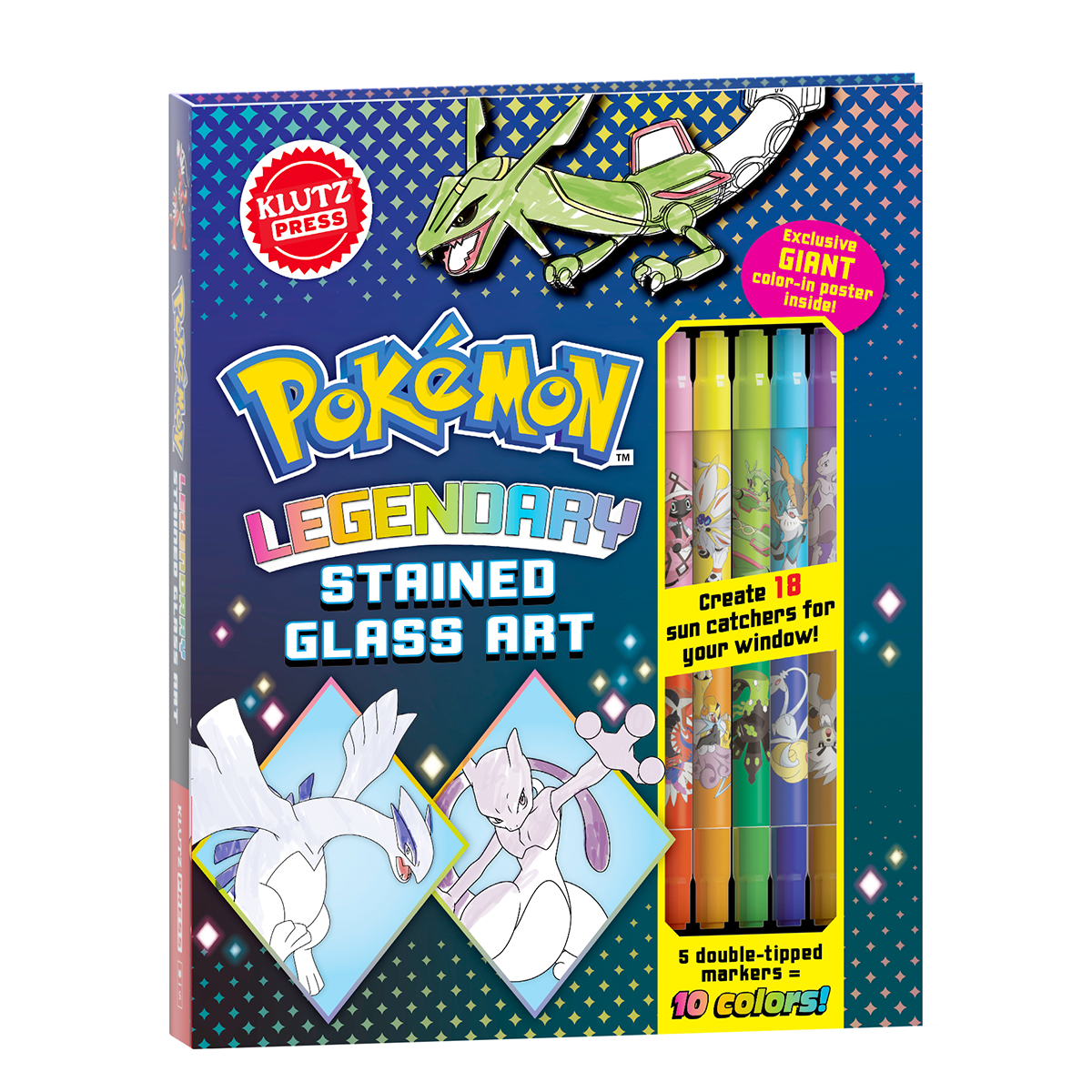  Klutz&reg; Press: Pok&eacute;mon? Legendary Stained Glass Art 