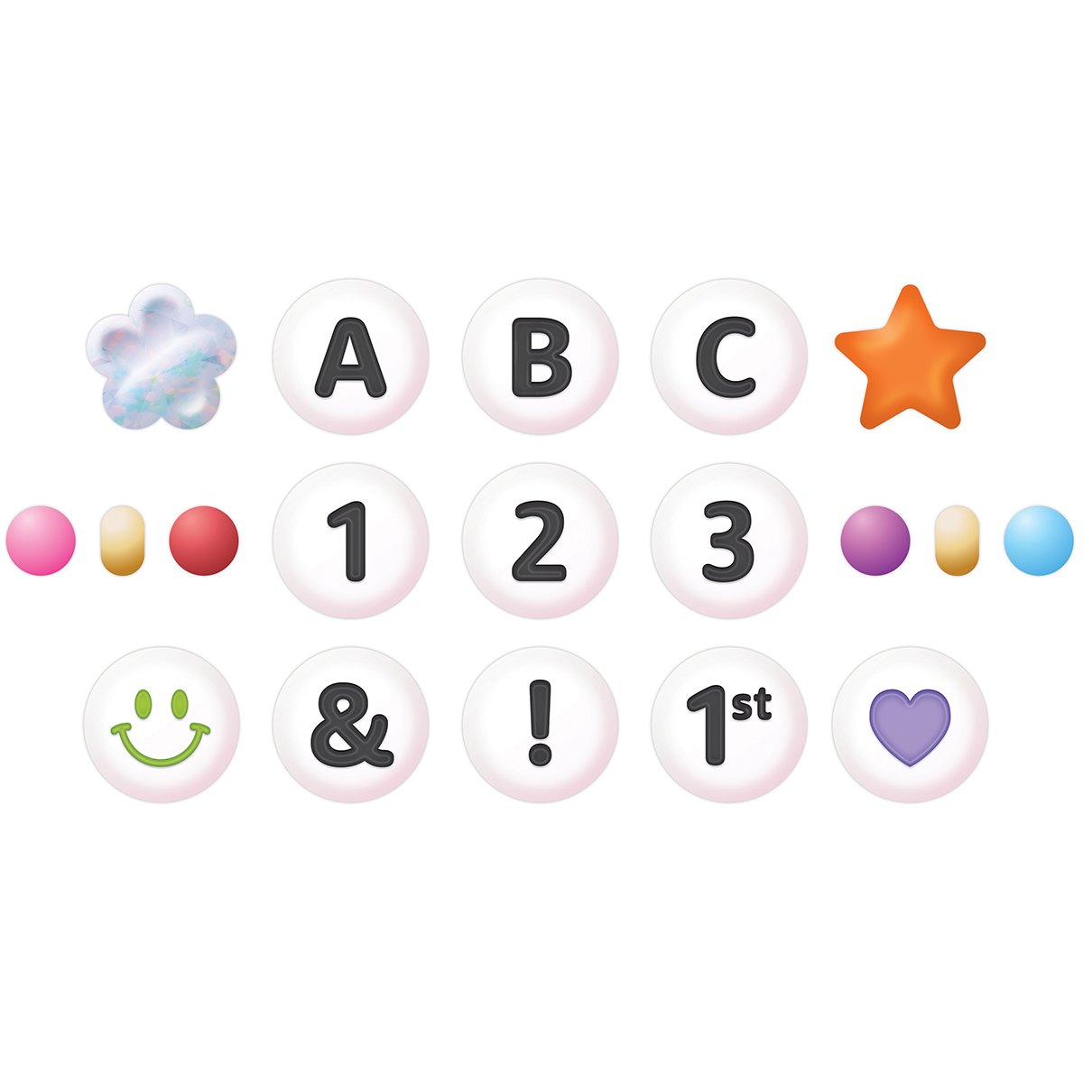  Friendship Beads Circle Letters 