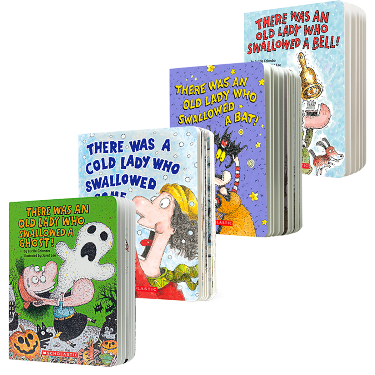 There Was an Old Lady...Holiday Board Book Pack
