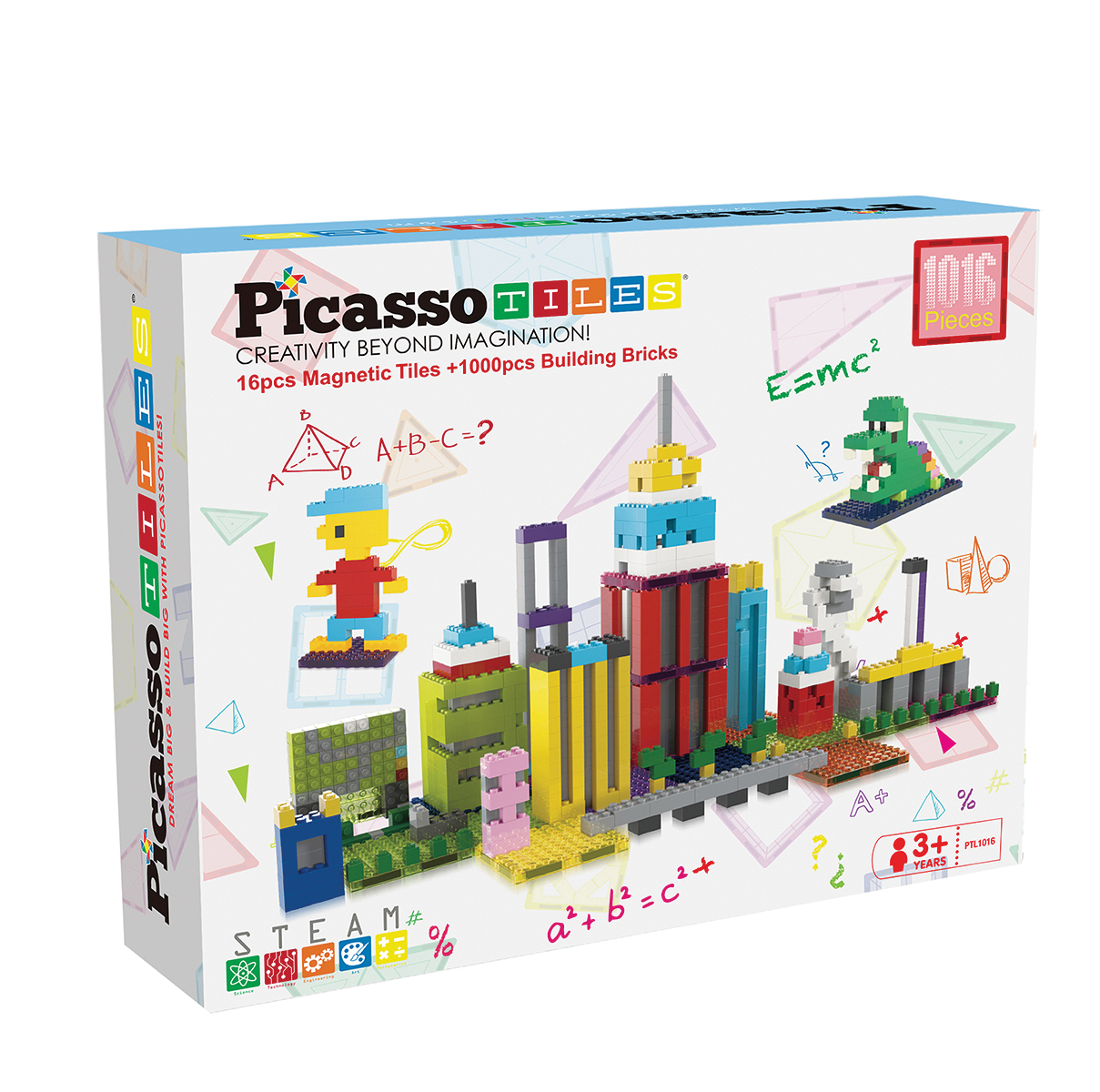 Picasso Tiles&reg; Magnetic Brick Tile & Building Bricks
