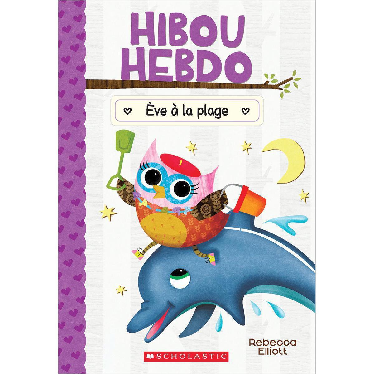  Ensemble de 5 livres-cadeaux Hibou Hebdo : Ève à la plage 