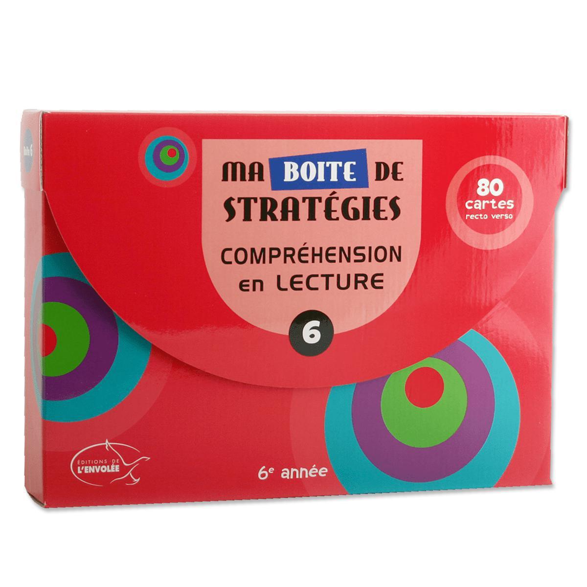  Ma boîte de stratégies : Compréhension en lecture 6 