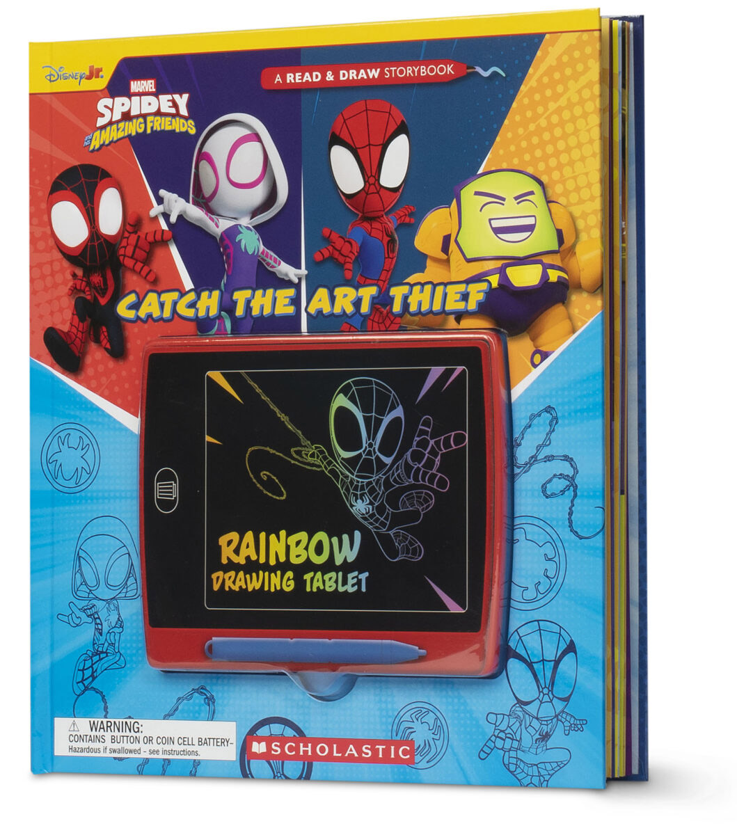 Spidey and His Amazing Friends: Catch the Art Thief: A Read & Draw Storybook with Rainbow Drawing Tablet