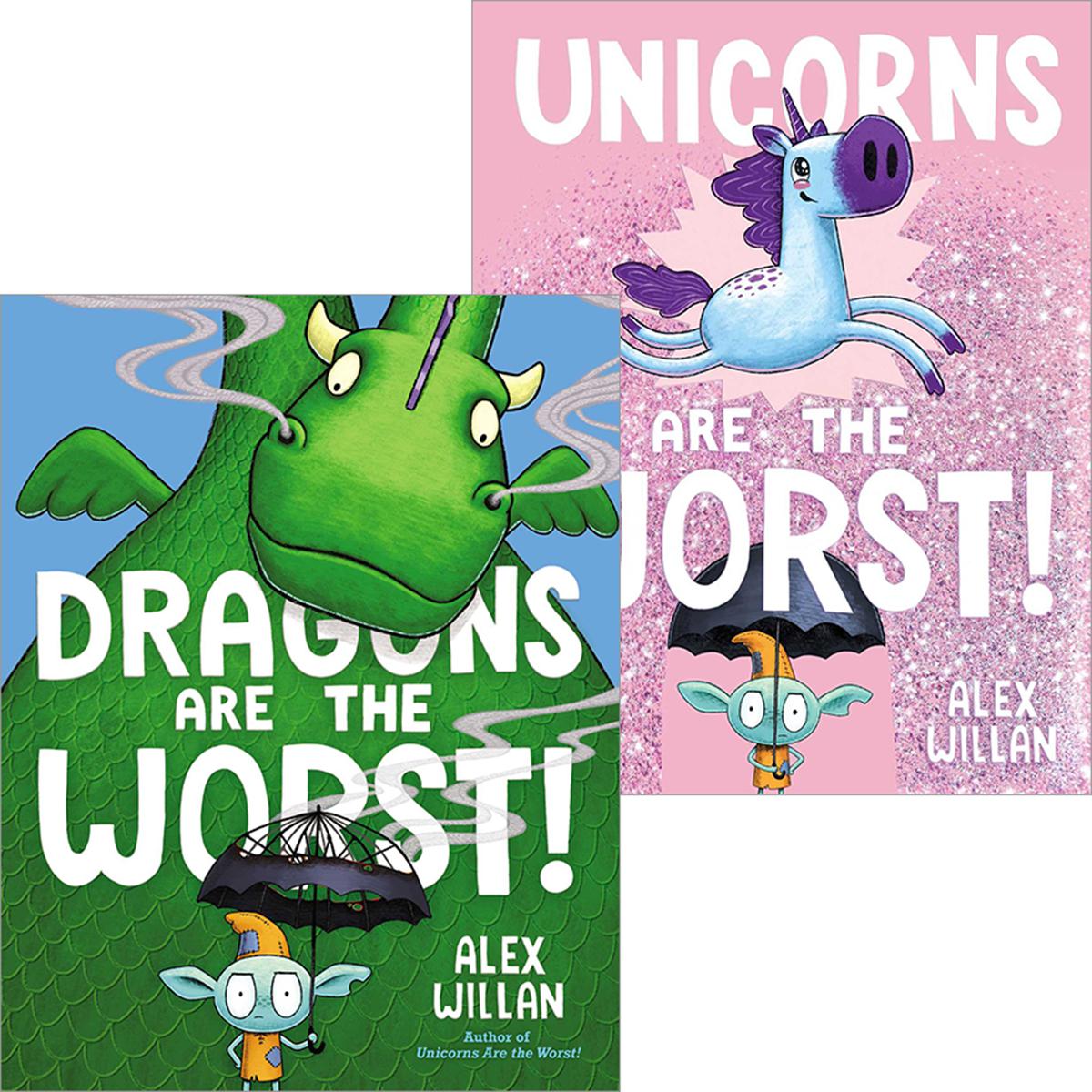  Dragons/Unicorns Are the Worst! 2-Pack 