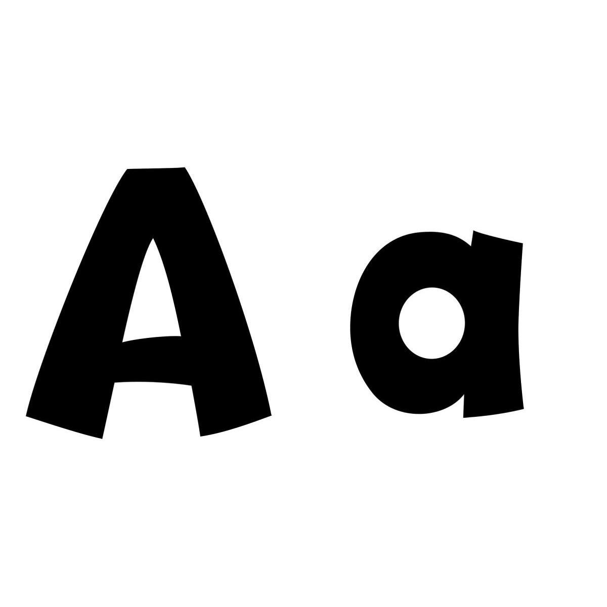  Ready Letters Playful Combo Pack: Black 