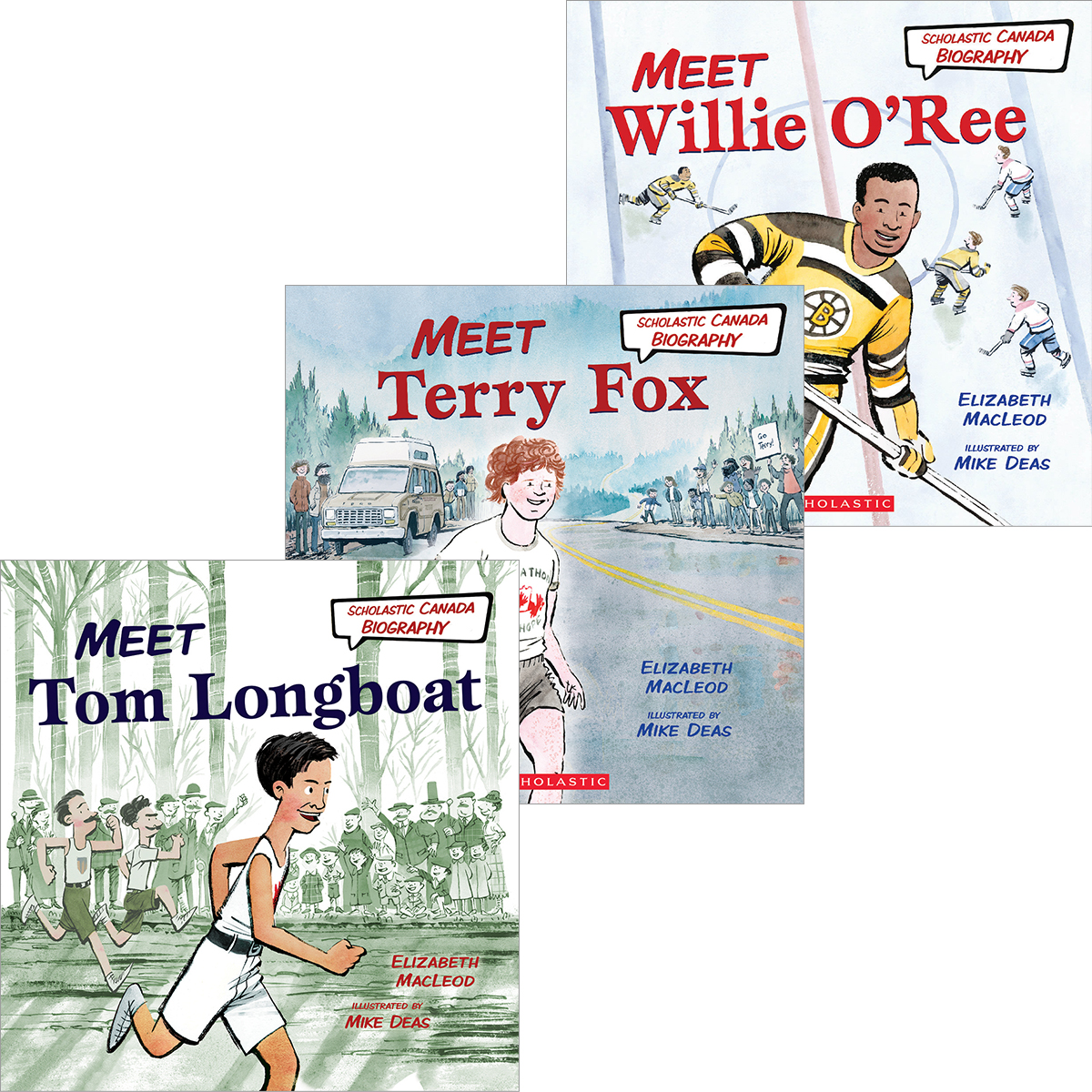 Scholastic Canada Biography Sports 3-pack 