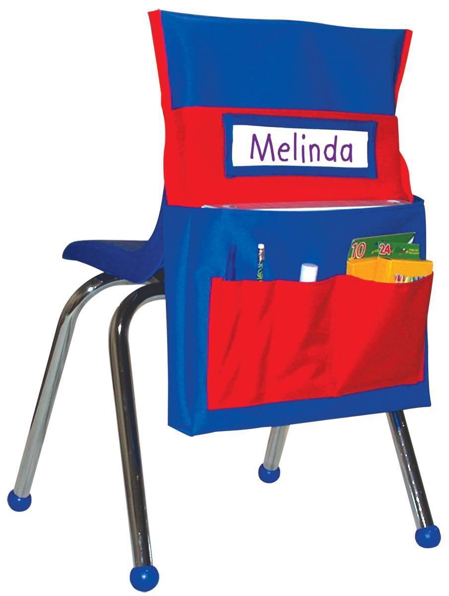 Chairback Buddy: Red & Blue