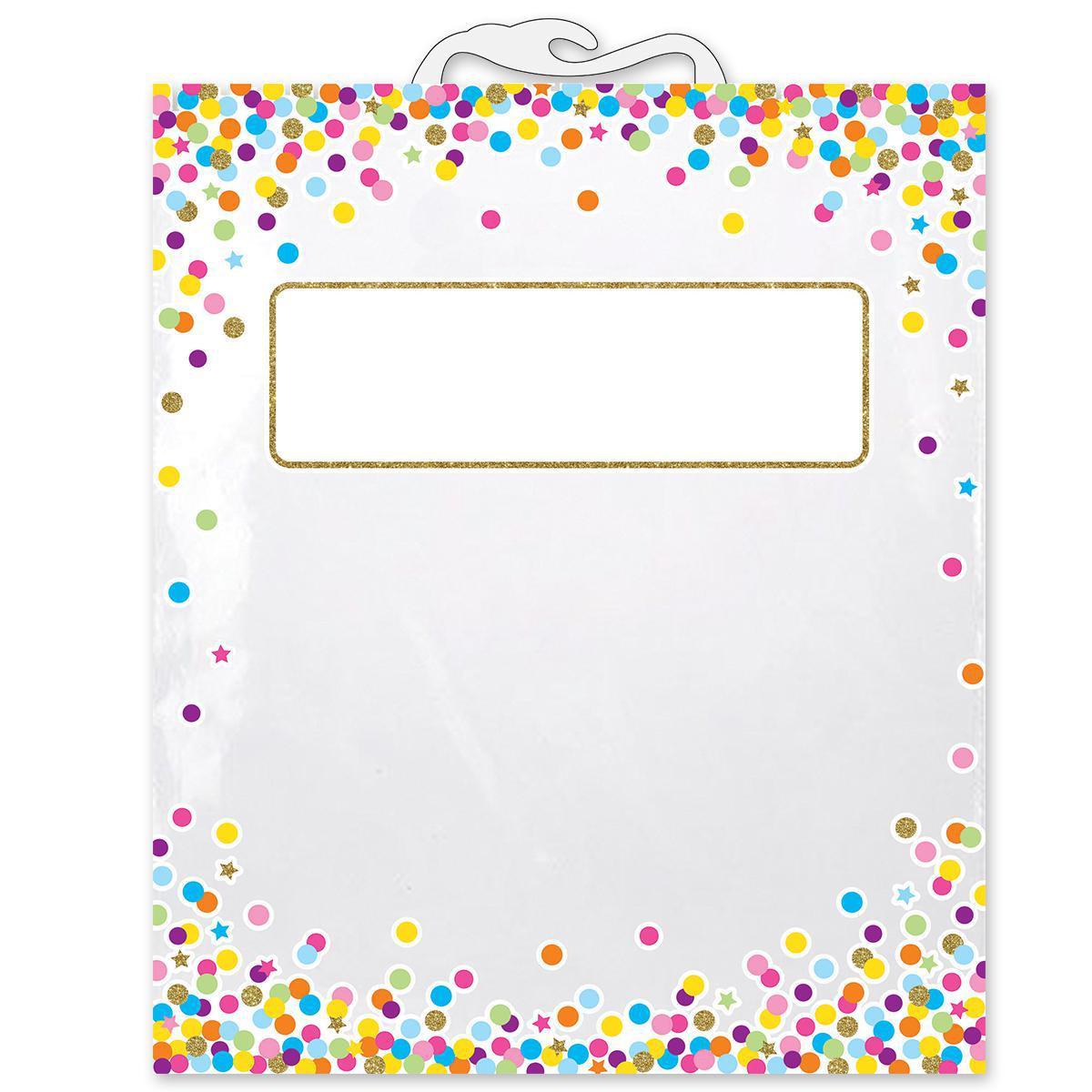 Confetti Book Storage Bags 6-Pack