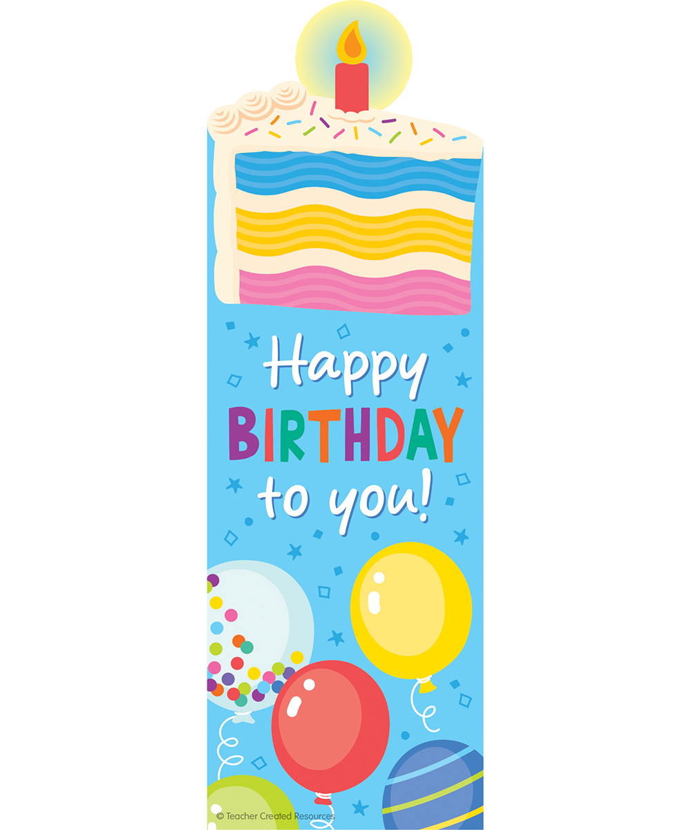 Smelly Bookmarks: Birthday Cake