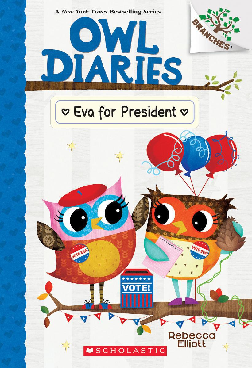  Owl Diaries #19: Eva for President 