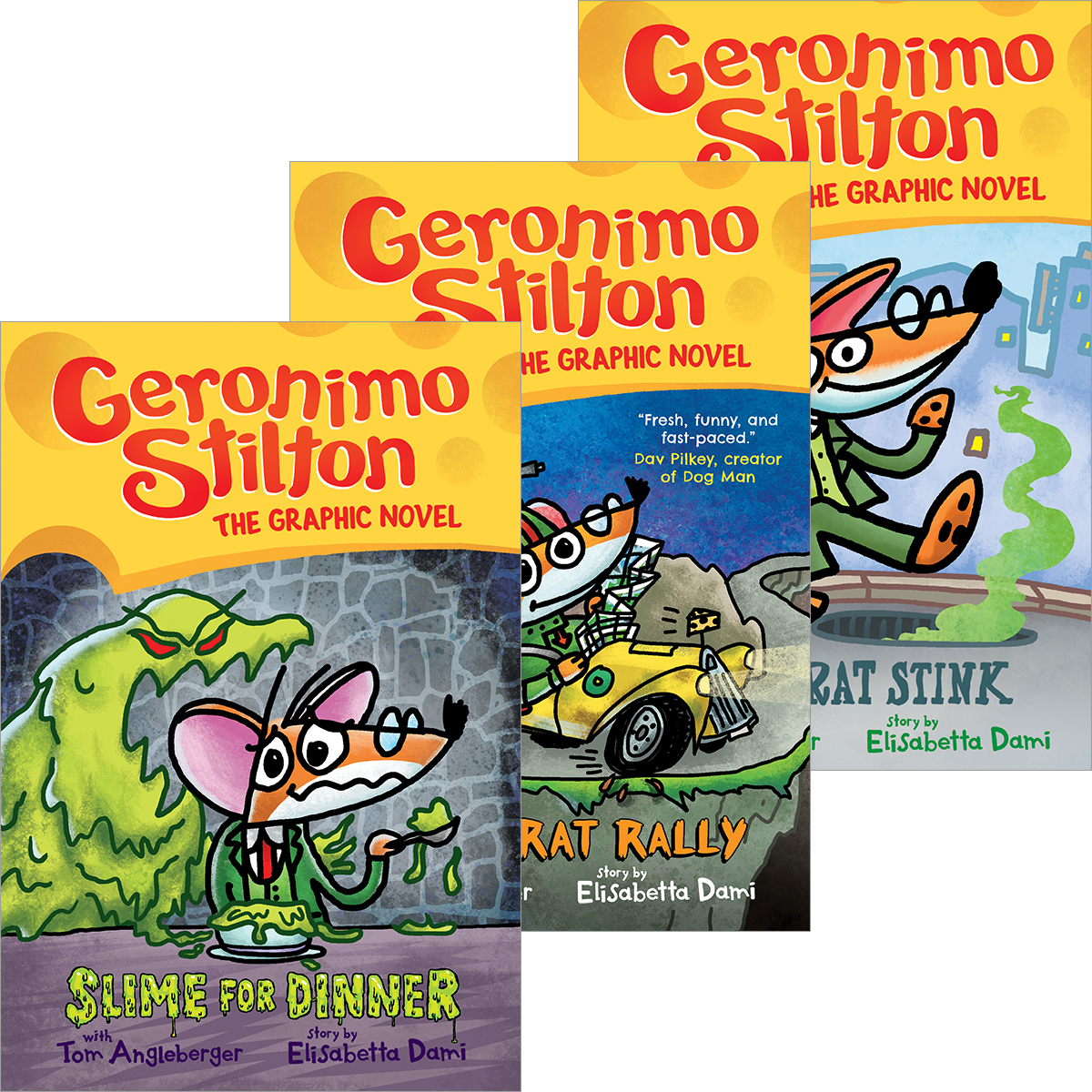  Geronimo Stilton Graphic Novel #1-#3 Pack 