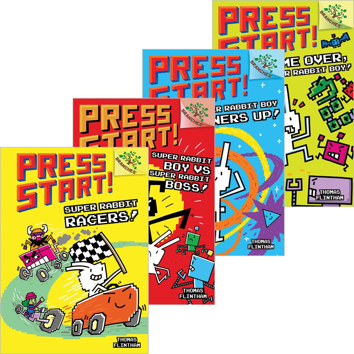 Press Start Library-Bound 4-Pack