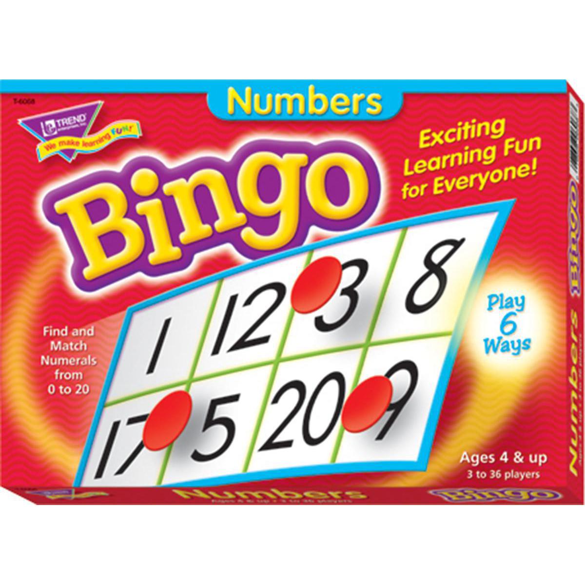  Numbers Bingo 