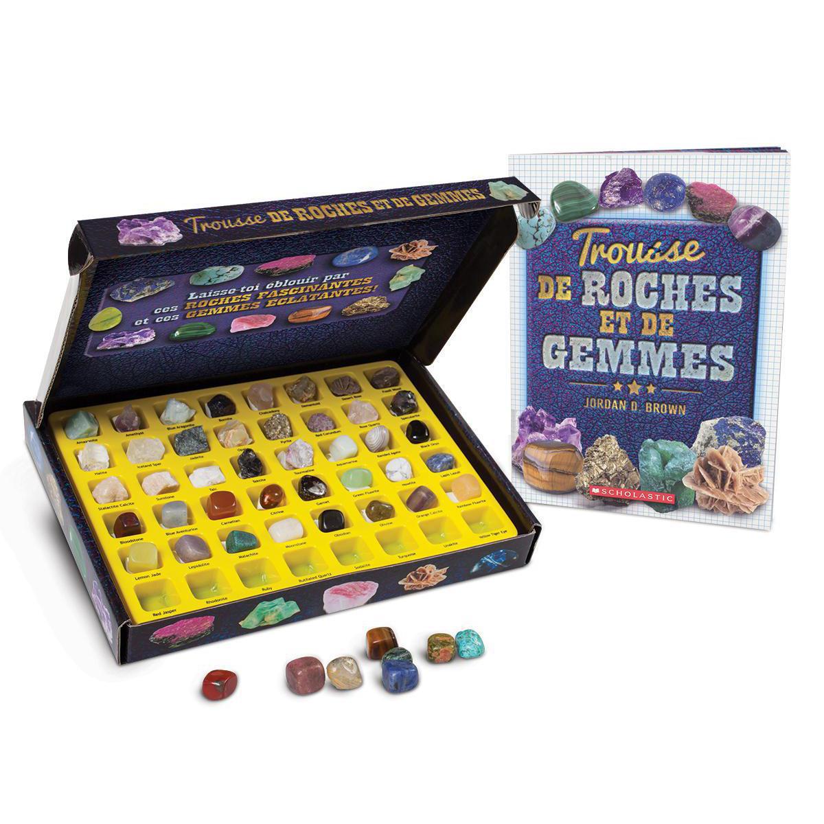 Trousse de roches et de gemmes