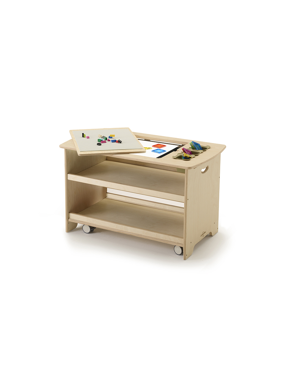 Seoras Birch Sensory Light Table Premium Model (with Casters)
