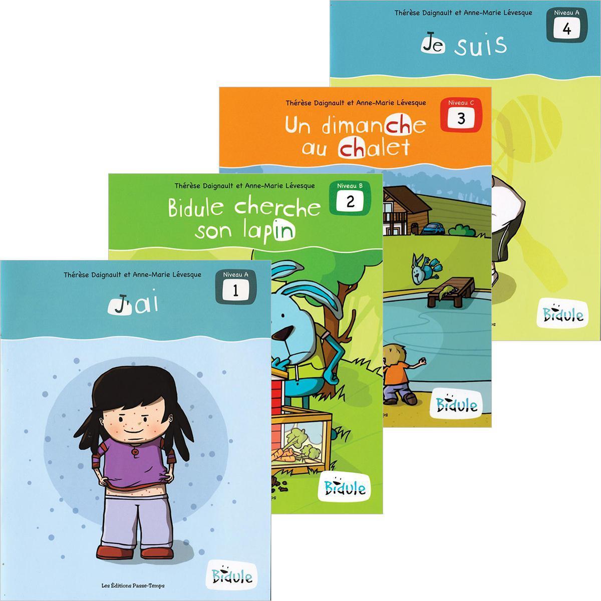  Ensemble de livres gradués Bidule 