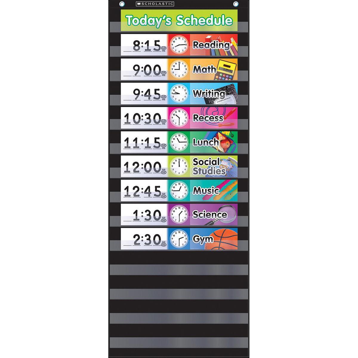  Daily Schedule Pocket Chart 