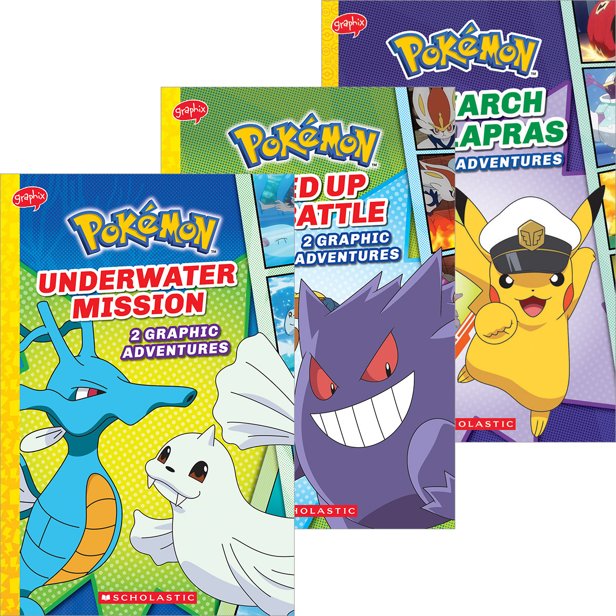 Pok&eacute;mon Graphic Novel #5-#7 Pack