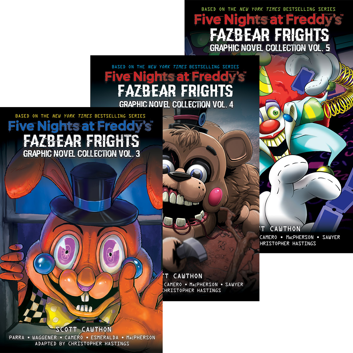 Five Nights at Freddy's Graphic Novel #3-#5 Pack