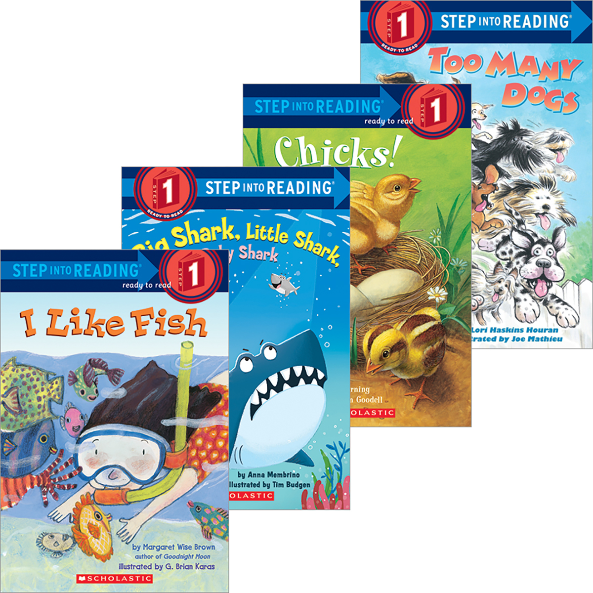  Step Into Reading Level 1 Readers 4-Pack 