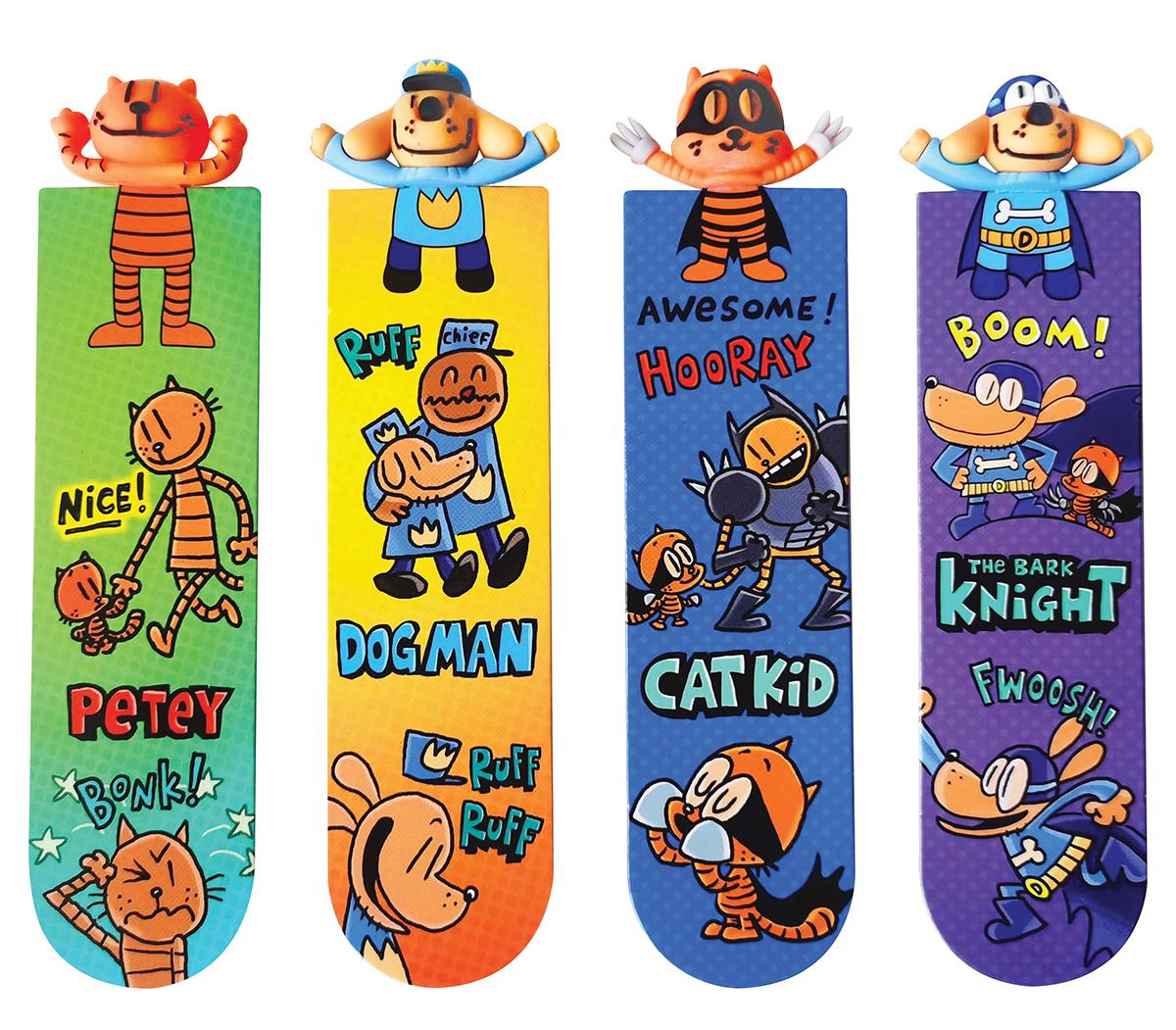 Dog Man 3D Bookmarks Pack