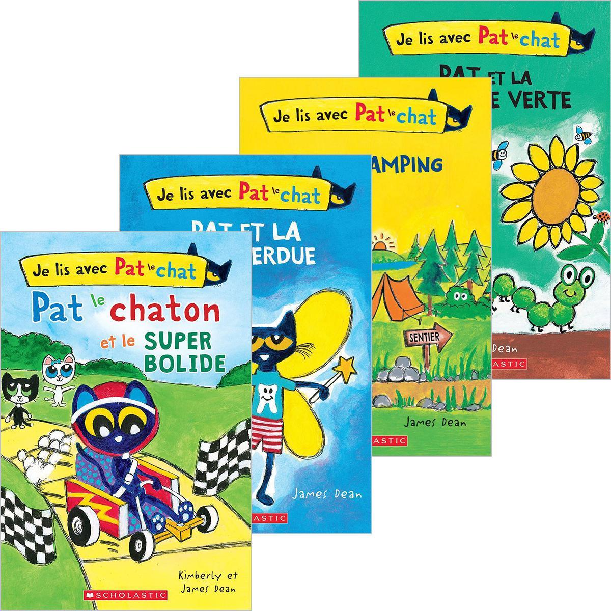  Collection Je lis avec Pat le chat - 5 livres 