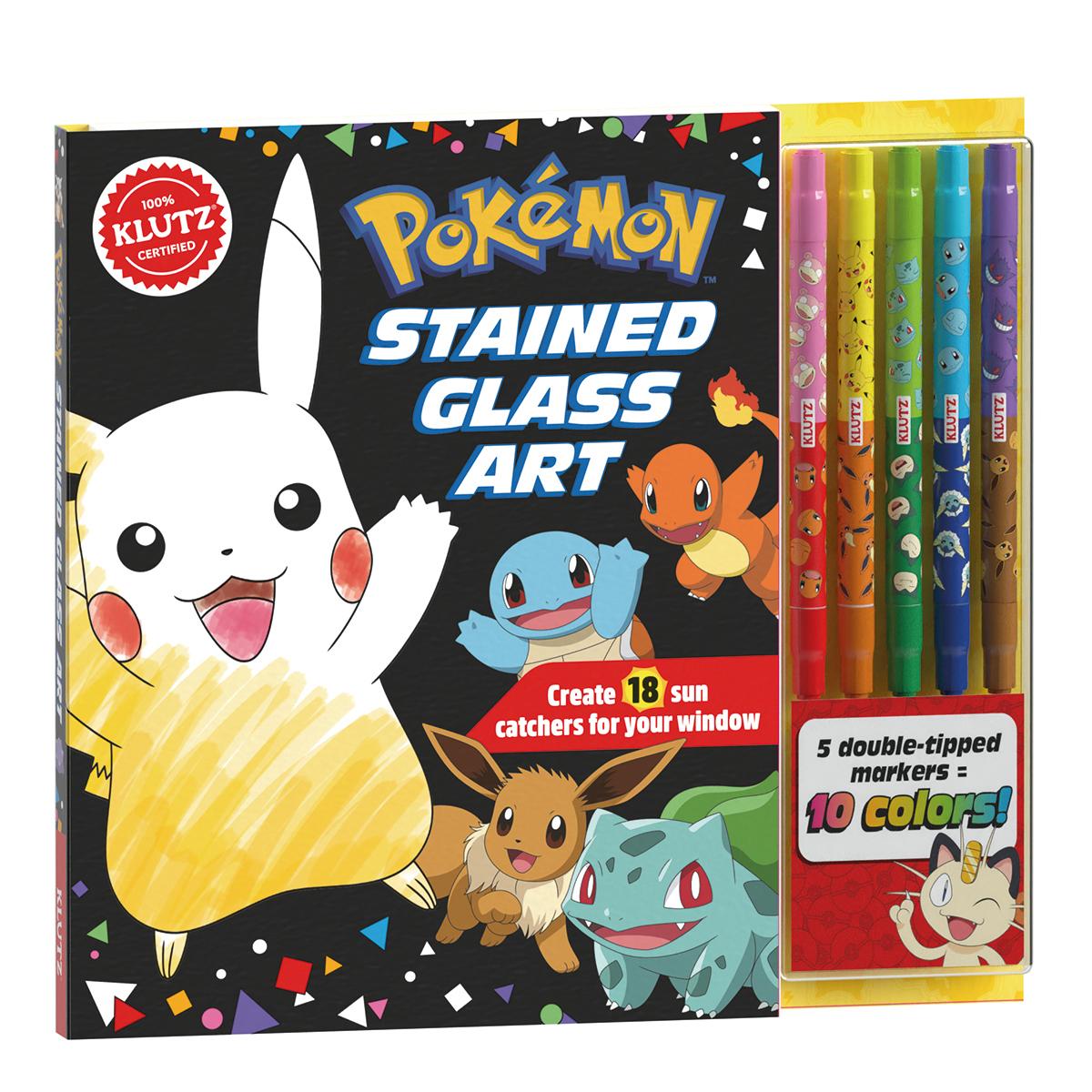  Klutz® Pokémon Stained Glass Art 