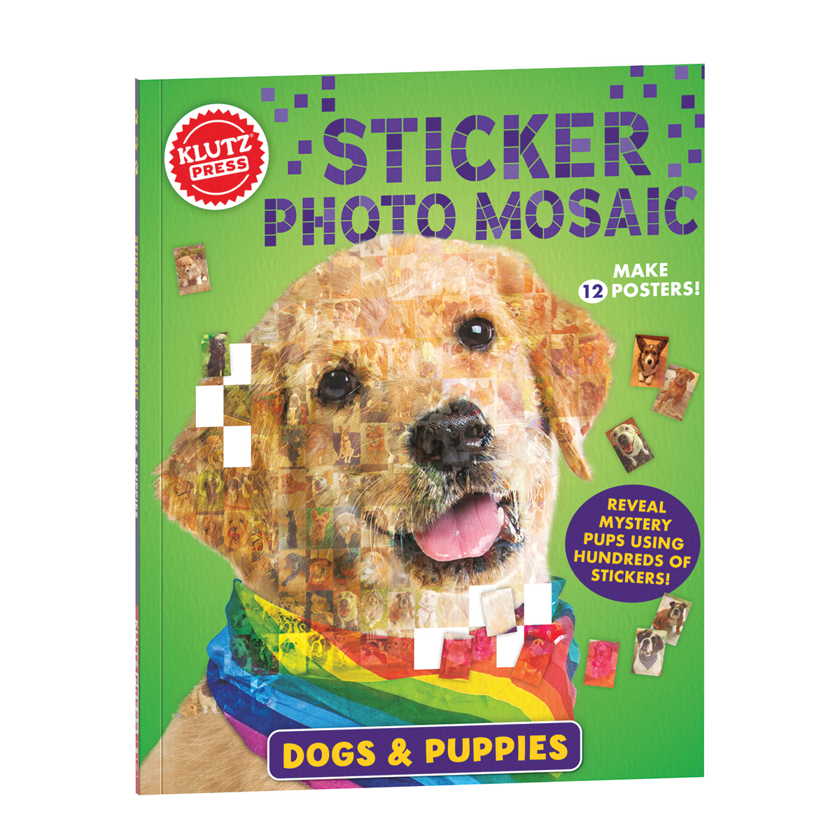  Klutz Press Sticker Photo Mosaic: Dogs &amp; Puppies 