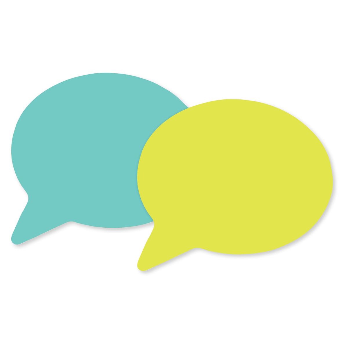 Post-it&reg; Die-Cut Thought Bubble Notes