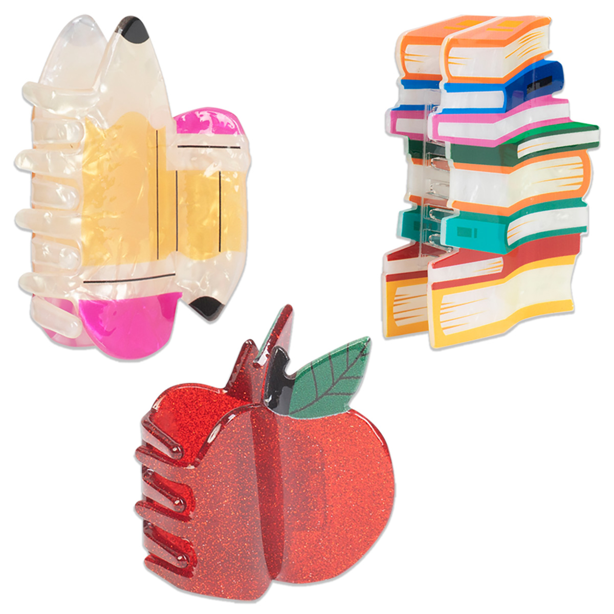 Book Lover Claw Clips Pack