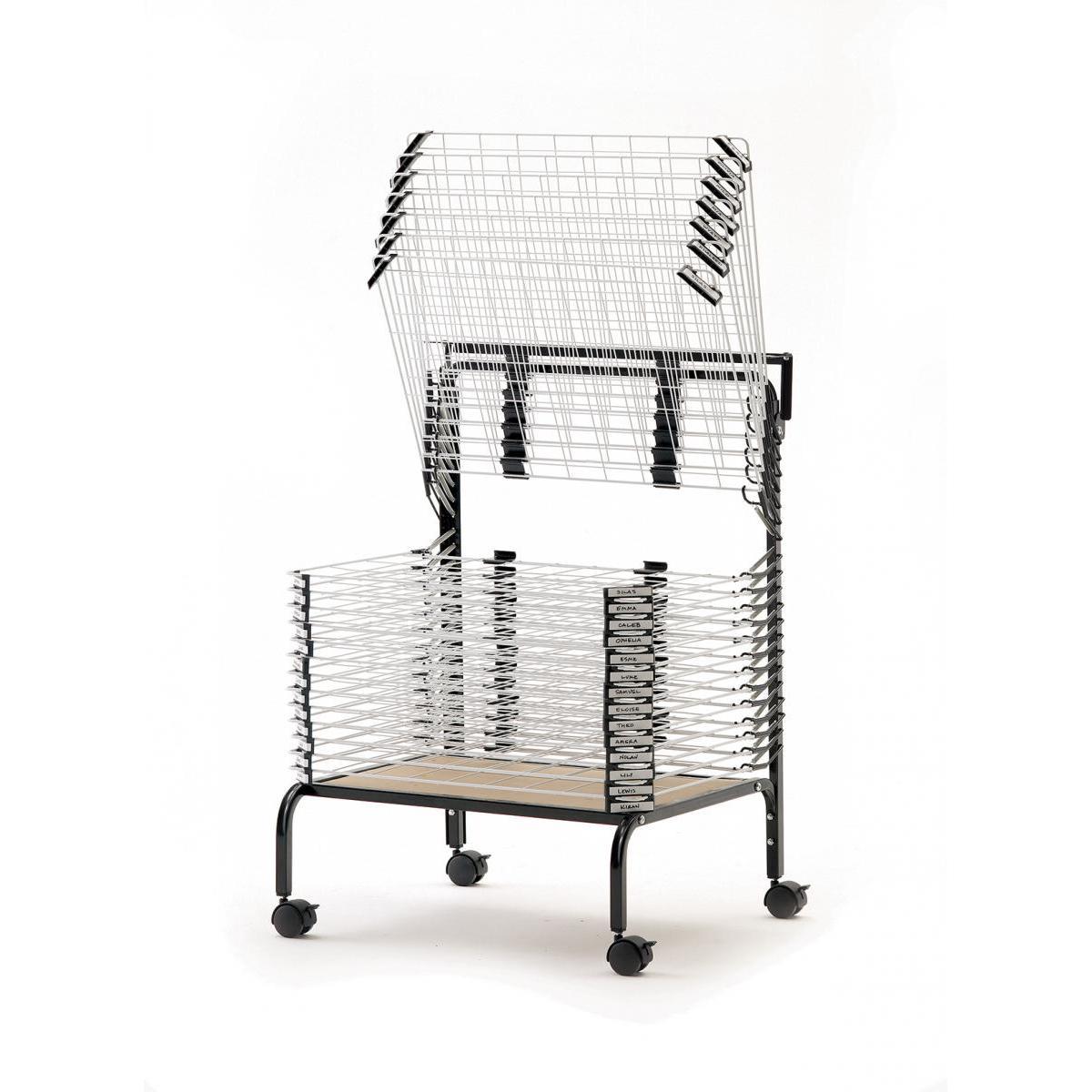 Spring-Loaded Drying Rack