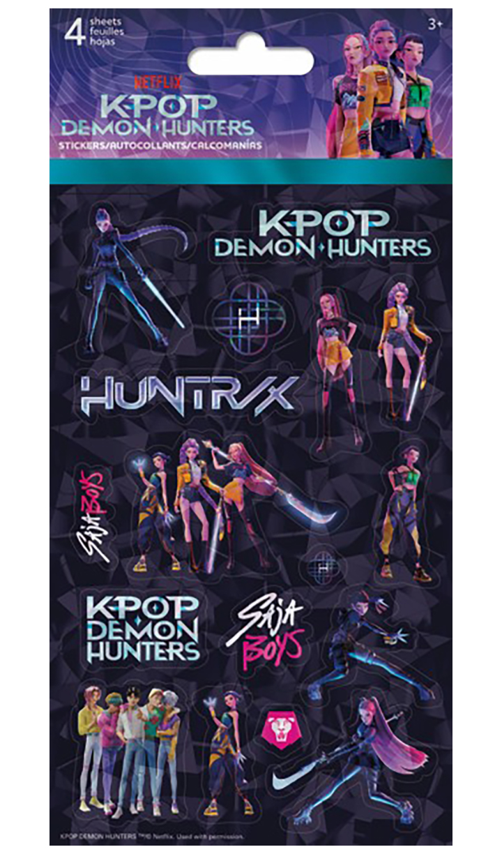  KPop Demon Hunters Sticker Sheets 