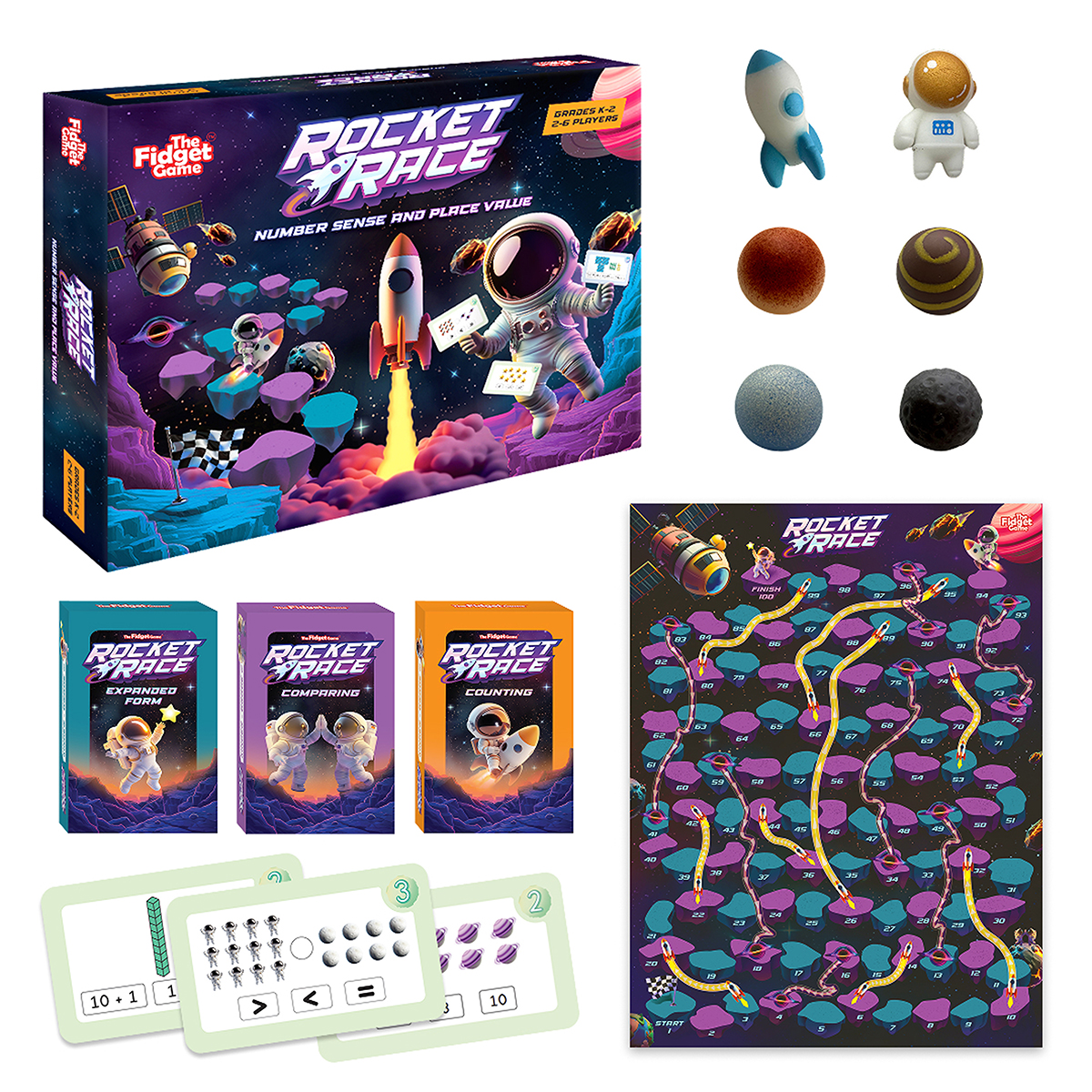 Rocket Race Math Game