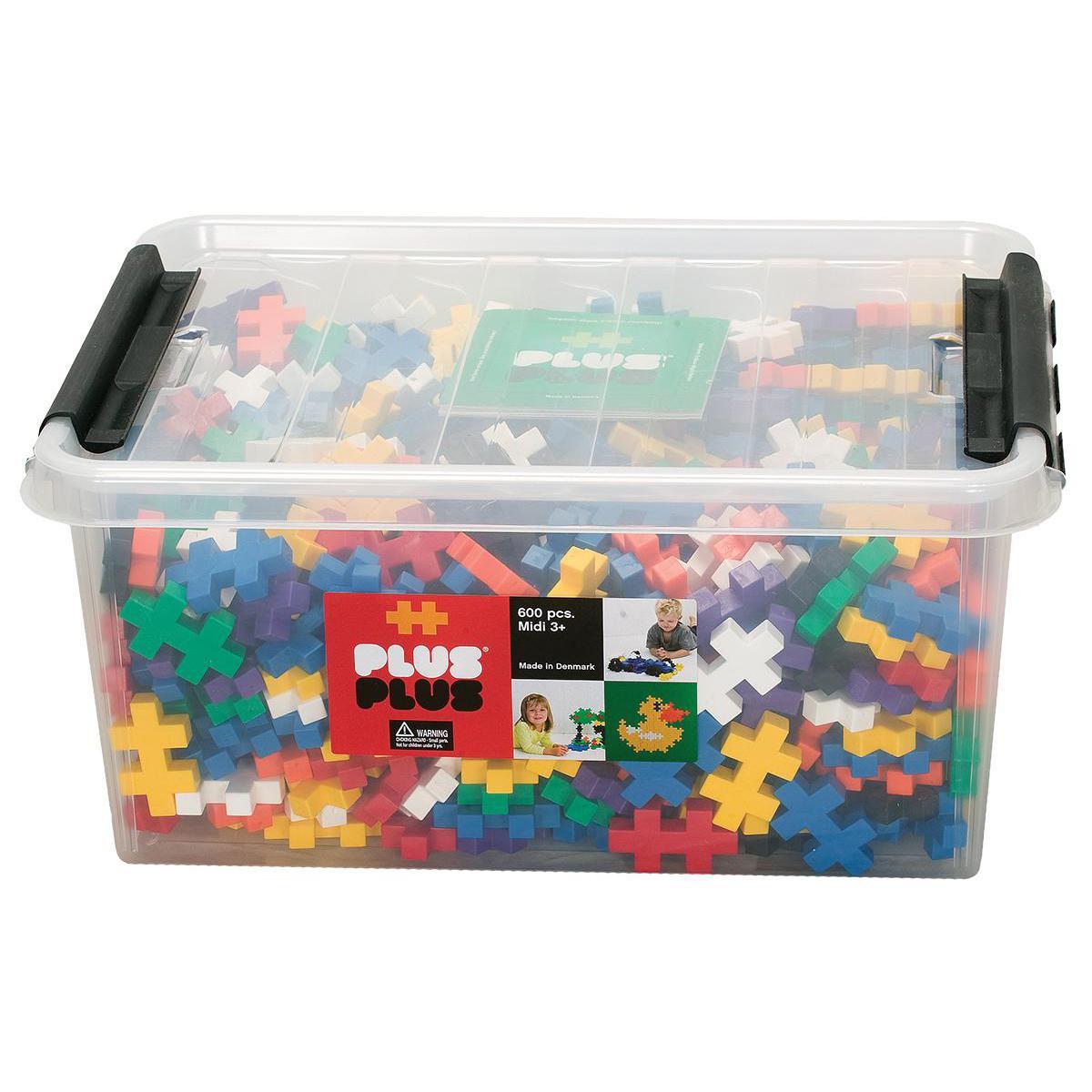  Plus Plus Construction Sets (600 Medium pieces) 