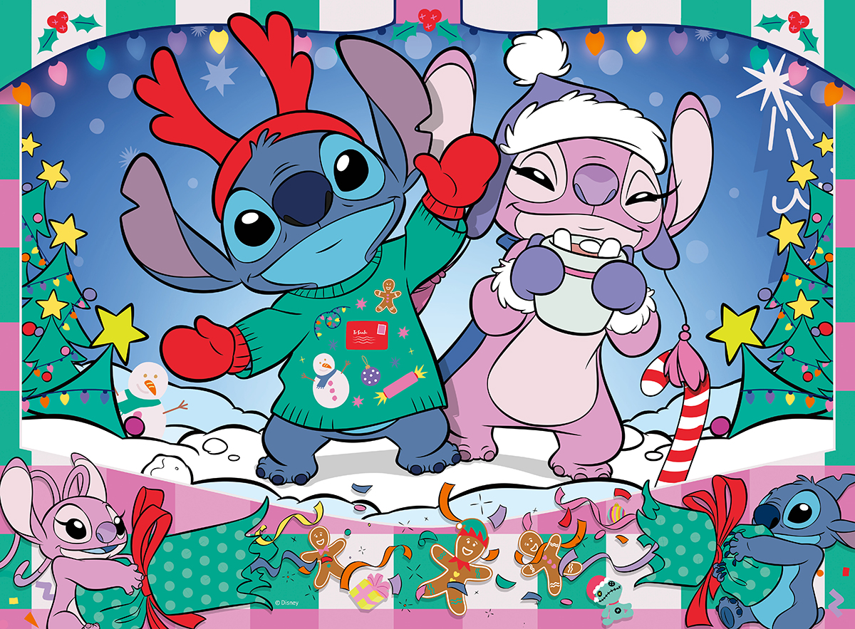  Disney Stitch Christmas 100-Piece Puzzle 