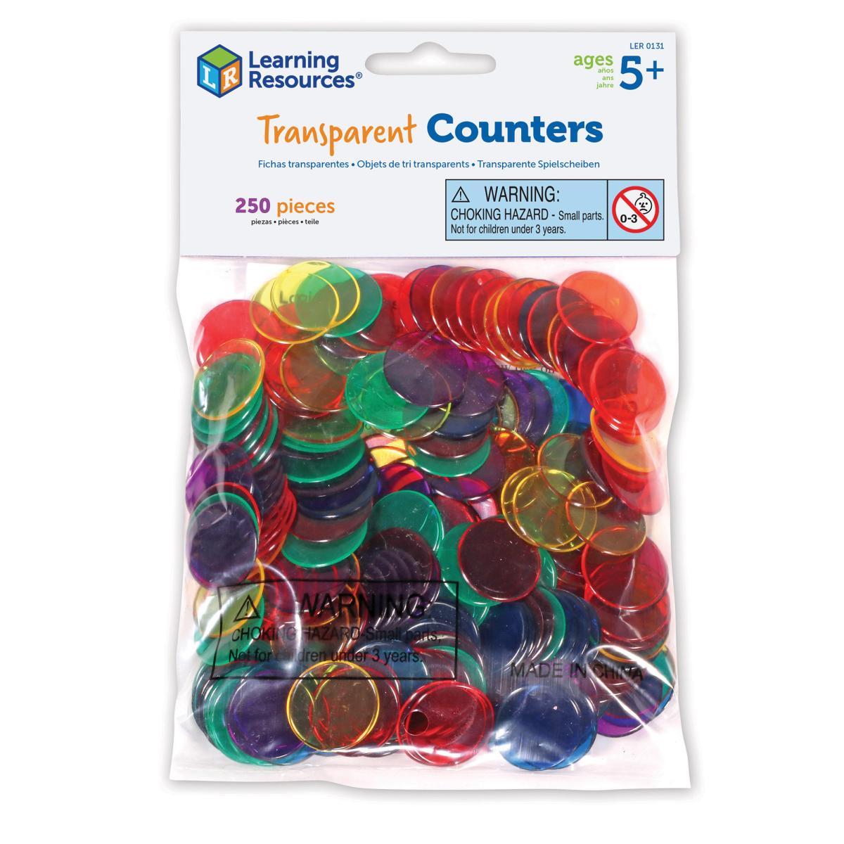  Jetons transparents 