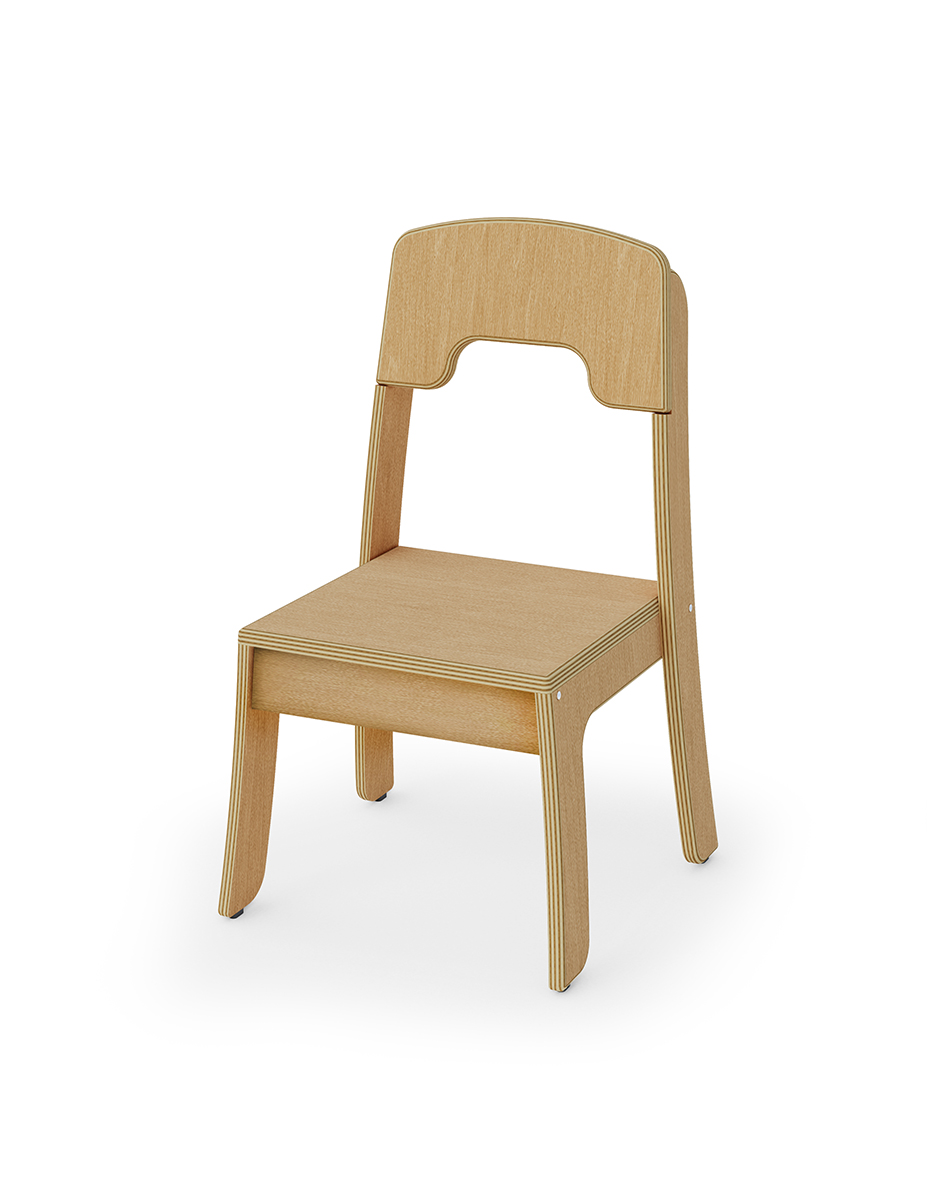 Seoras 30cm Birch Classroom Chair (Set of 2)
