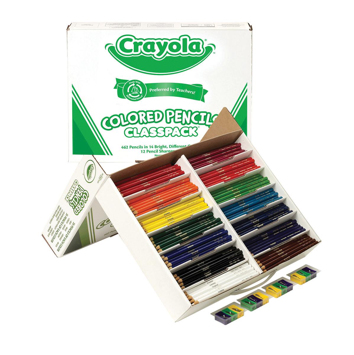  Crayola® Coloured Pencils Classpack (462) 