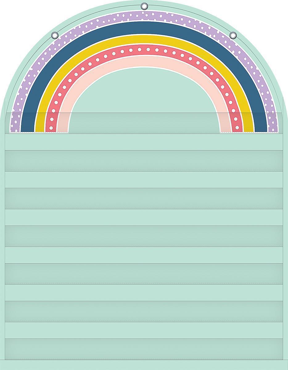  Tableau à pochettes arc-en-ciel 