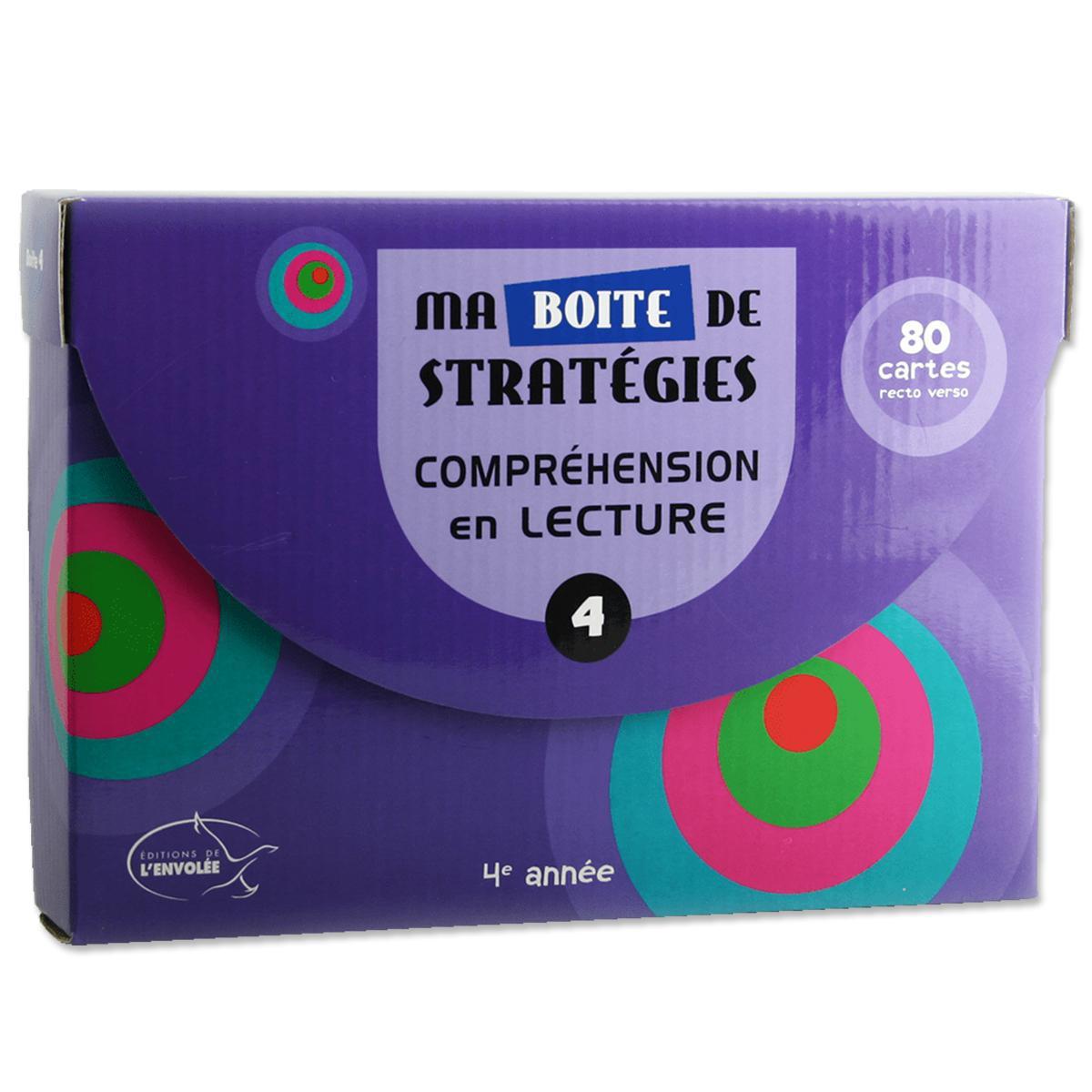  Ma boîte de stratégies : Compréhension en lecture 4 